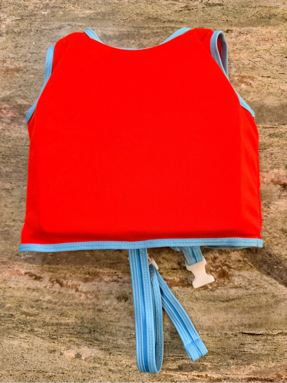 Mickey Mouse Kids Swim Vest with Pluto - Red & Light Blue